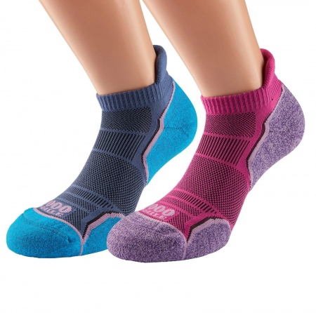 1000 Mile Run Socklet Womens Twin Pack