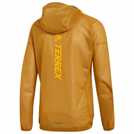 Adidas Terrex Agravic Rain Jacket | Gold - forrunnersbyrunners.com