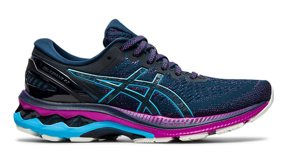 asics Malla Running Mujer - Visibility - french blue/digital grape