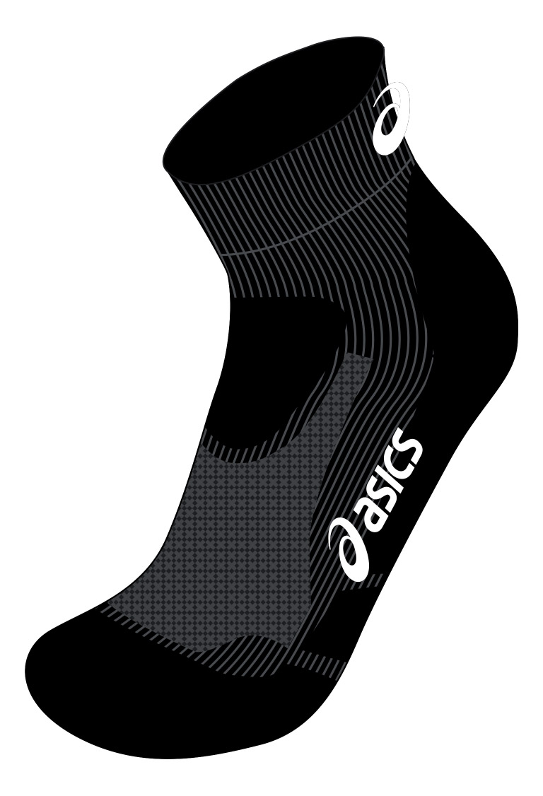 asics tech running socks