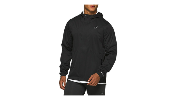 Men's Running Jacket Black|Reflective Silver - forrunnersbyrunners