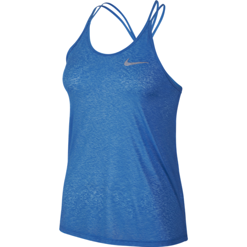 Voorwaardelijk moordenaar Geleerde Nike Dri-FIT Cool Breeze Strappy Tank Womens | Royal Blue|Reflective Silver  - forrunnersbyrunners