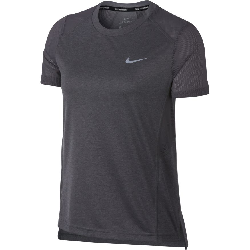 nike dry miler short sleeve top