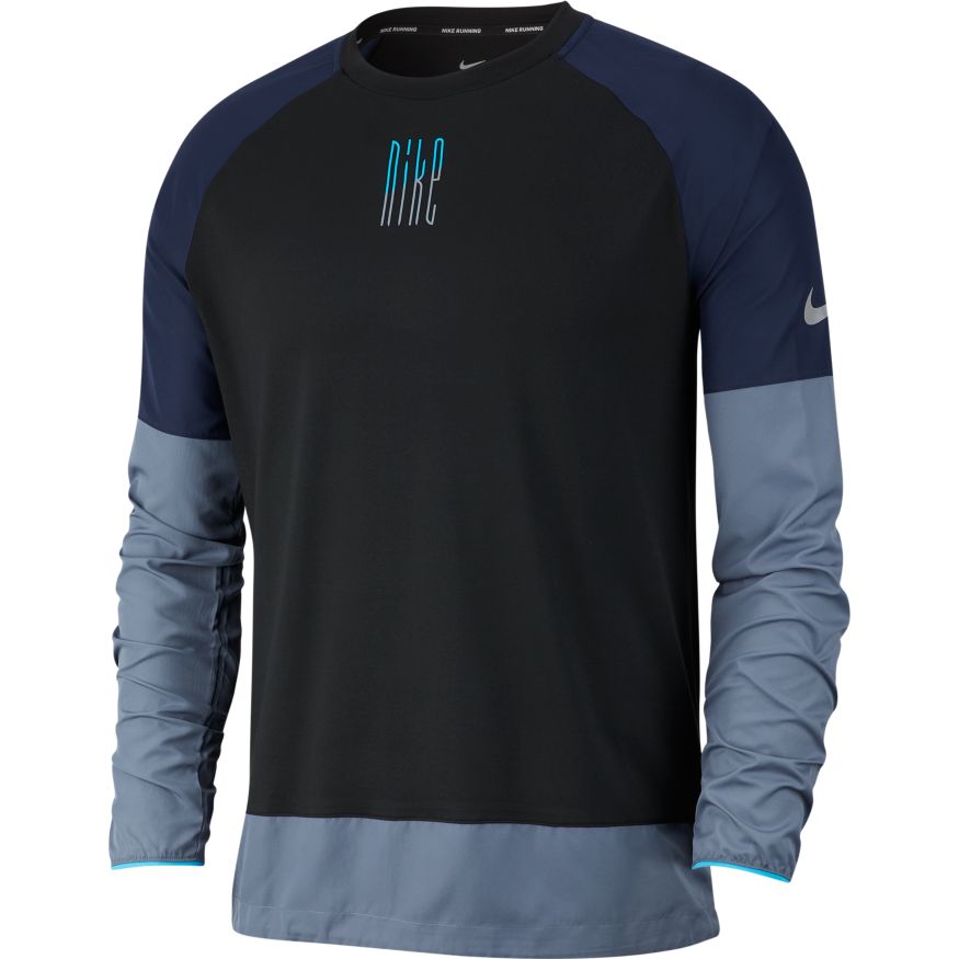 nike element crew top