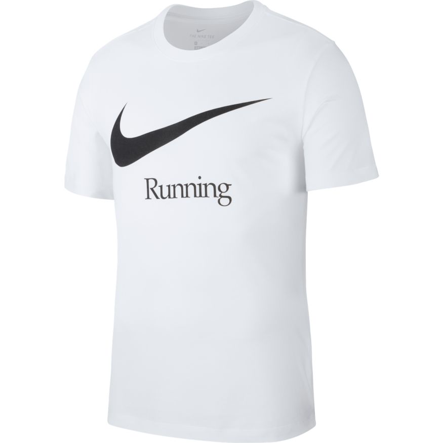 Nike Dri-FIT Run Tee | White|Black 