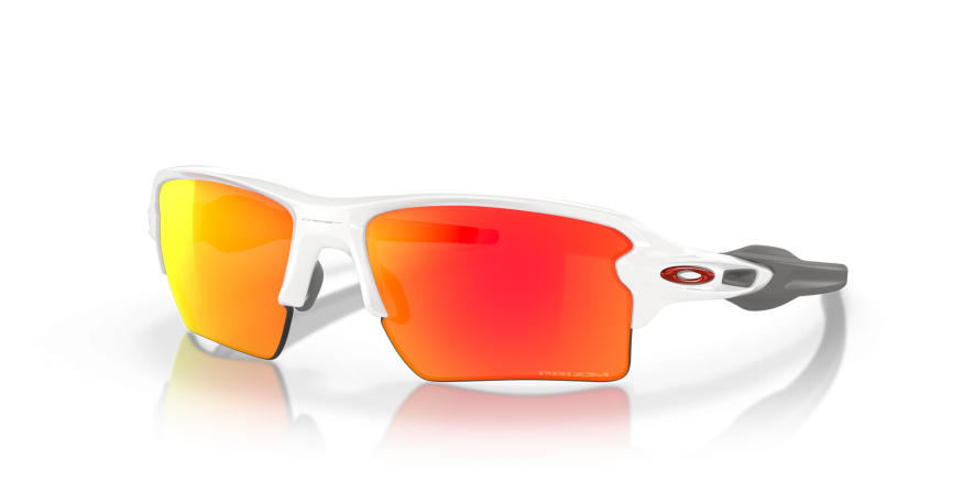 Oakley Flak  XL | Prizm Ruby Lenses|Polished white Frame -  forrunnersbyrunners