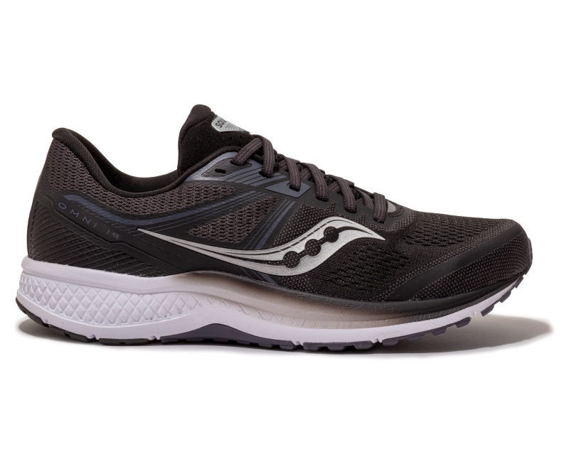 Saucony Omni 19 | Black|White|Silver - forrunnersbyrunners.com